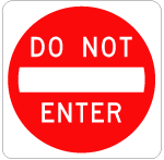 DO NOT ENTER signs Minnesota