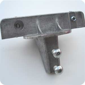 Channel post street sign bracket