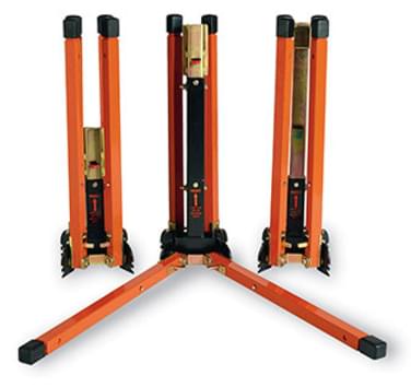 Traffix roll up construction sign stands