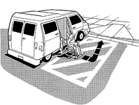 1 of 8 parking spaces must be accessible